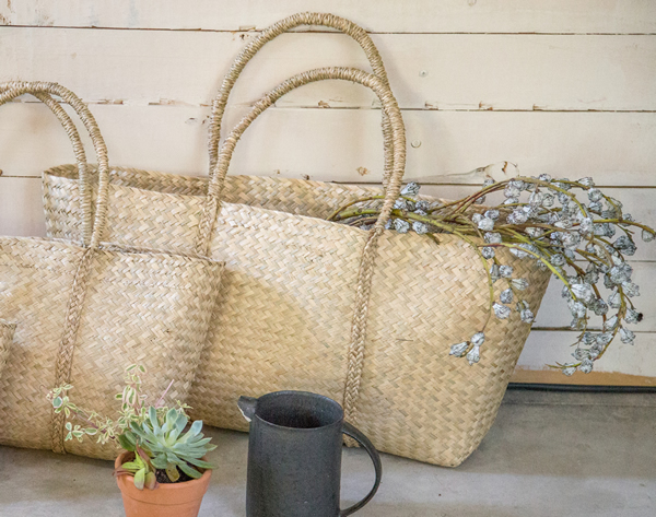 sac panier osier